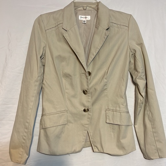 Isaac MIZRAHI Beige Blazer Size Small - Picture 2 of 6
